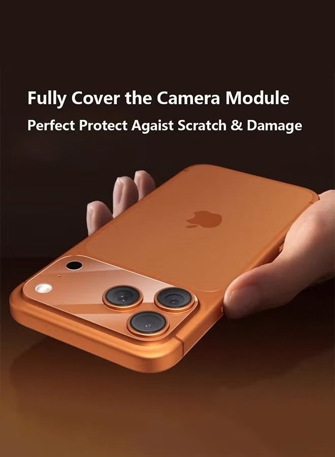 لهاتف iPhone 17 Pro Max 2025، طبقة حماية خلفية للشاشة، طبقة حماية للعدسة، طبقة هيدروجيل شفافة وليس زجاجية - قطعتين - Image 3